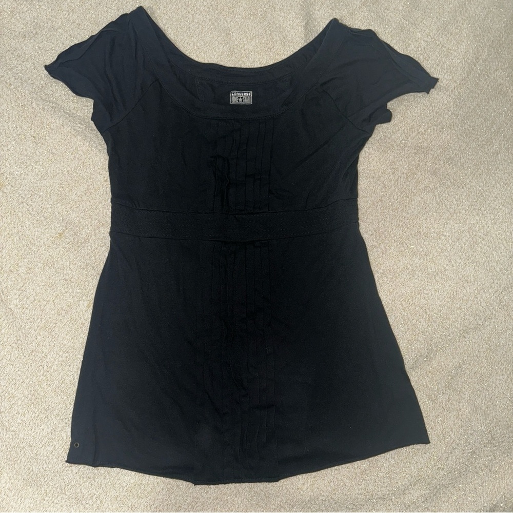 Y2K Black Women's Top
